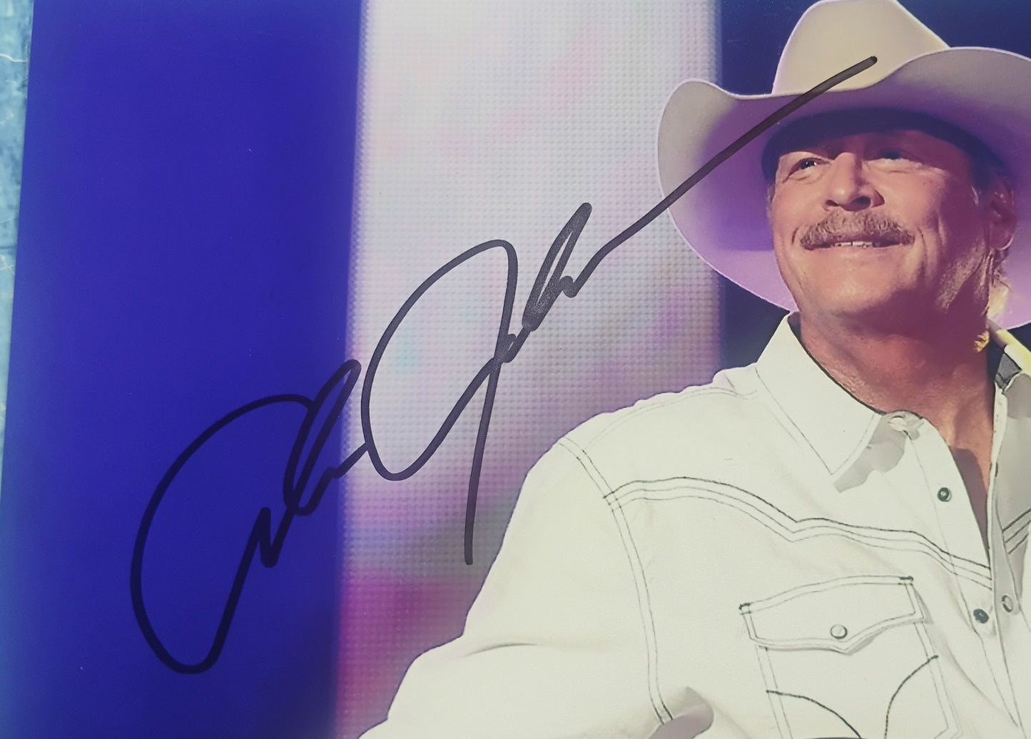 Alan Jackson Hand Signed Autograph 8x10 Photo PSA COA