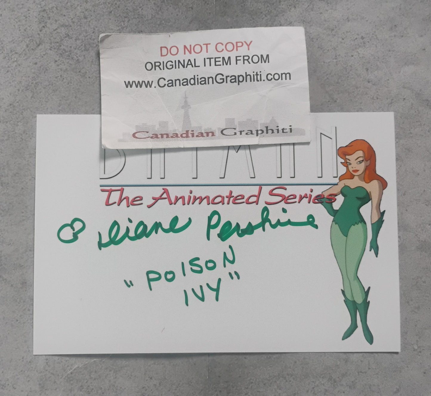 Diane Pershing Hand Signed Autograph Photo COA Poison Ivy