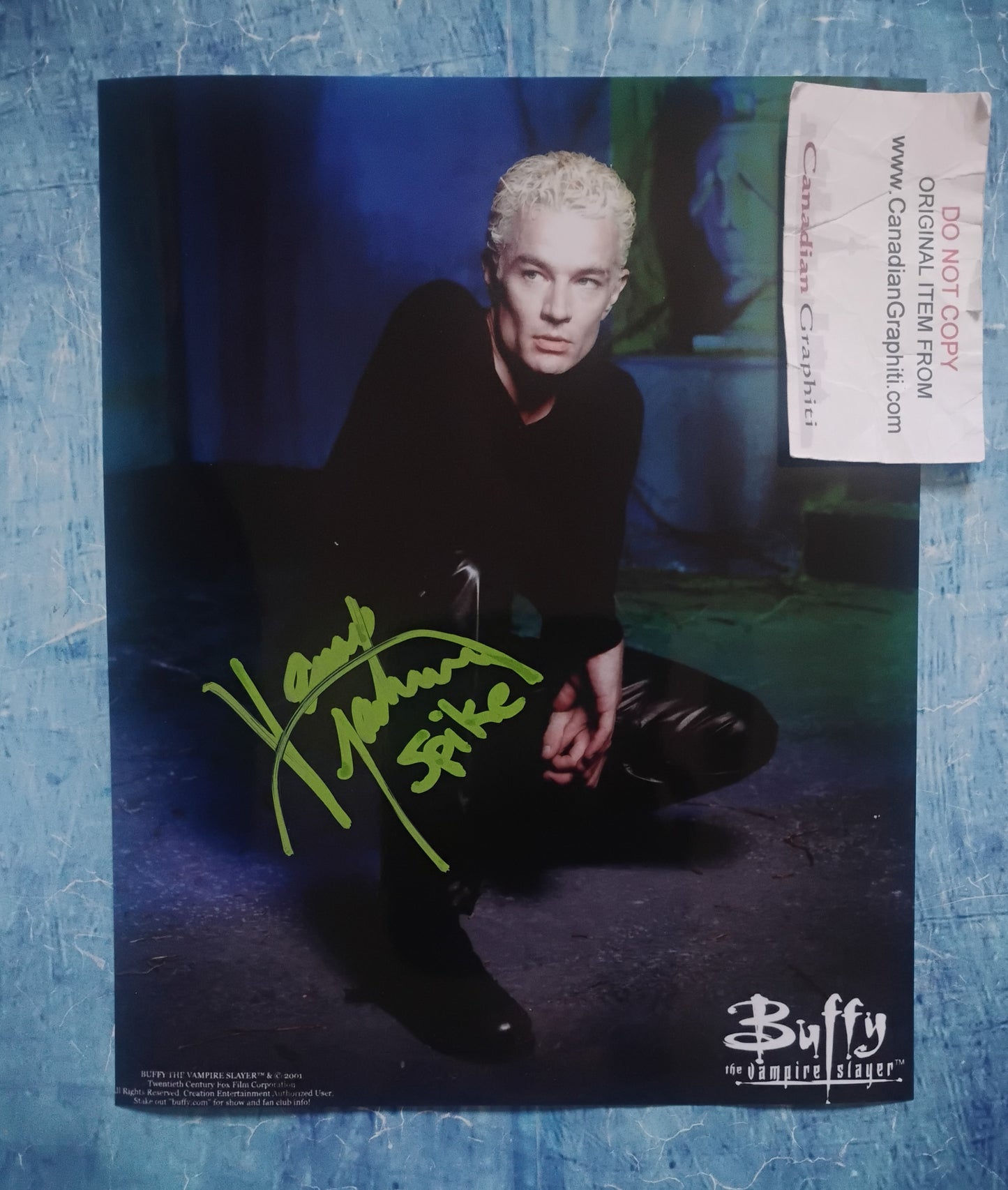 James Marsters Hand Signed Autograph 8x10 Photo COA Spike