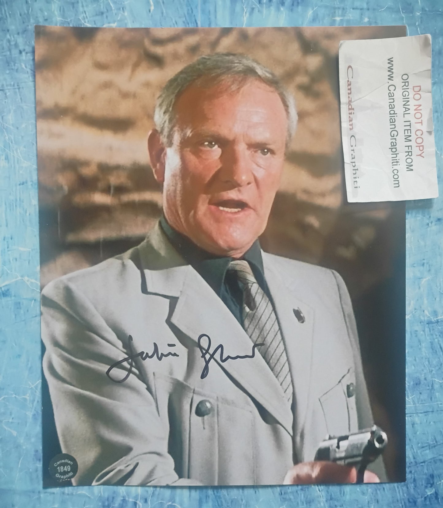 Julian Glover Hand Signed Autograph 8x10 Photo COA Indiana Jones