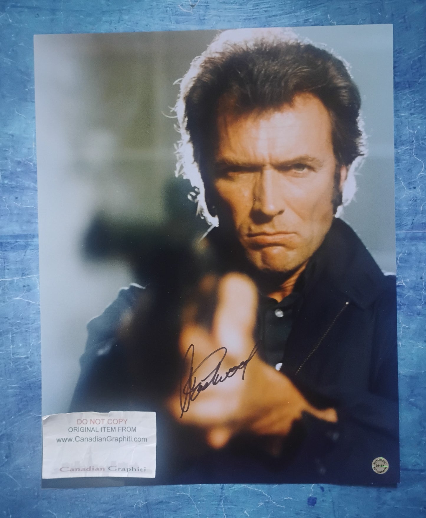 Clint Eastwood Hand Signed Autograph 11x14 Photo COA