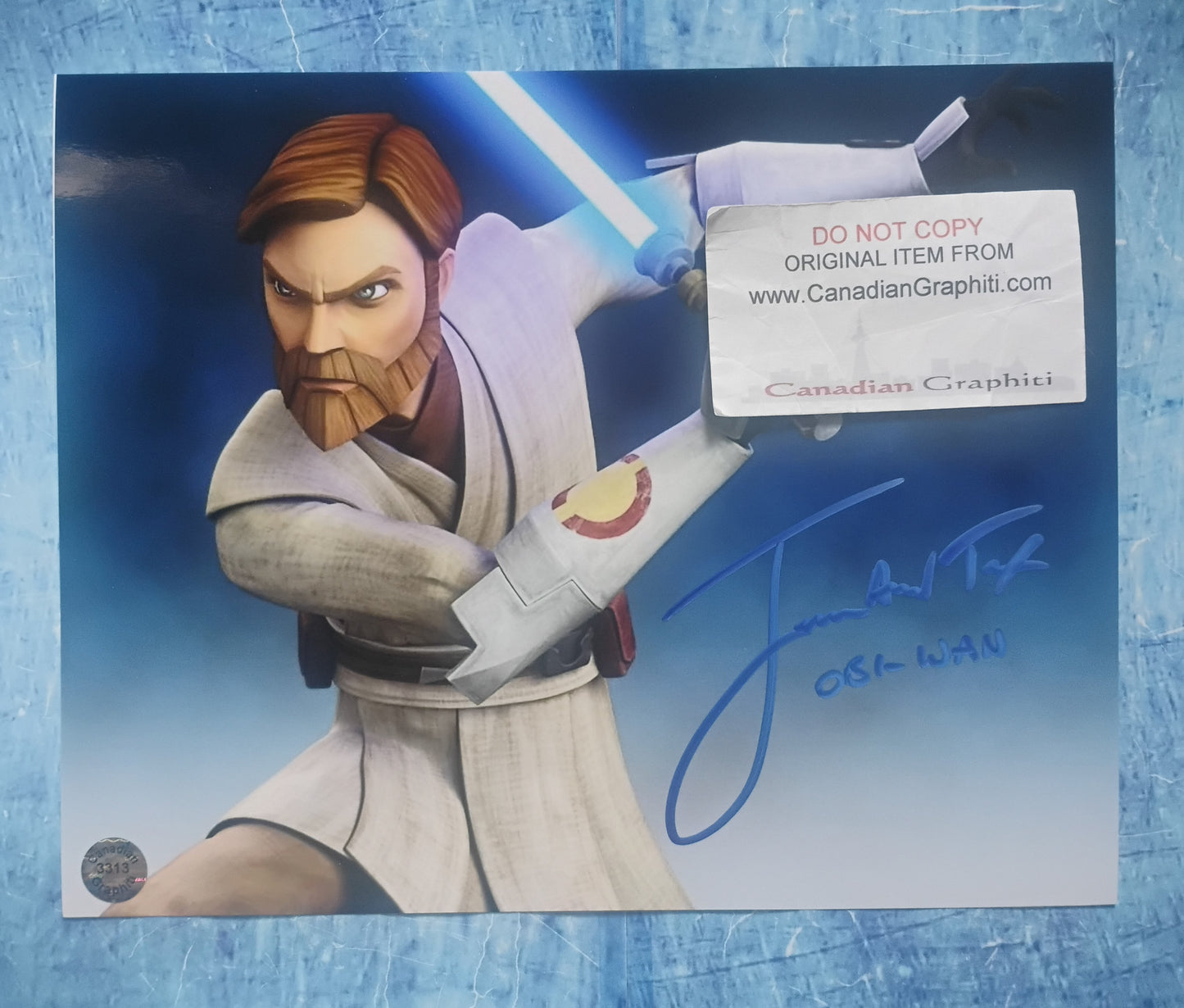 James Arnold Taylor Hand Signed Autograph 8x10 Photo COA Star Wars Clone Wars