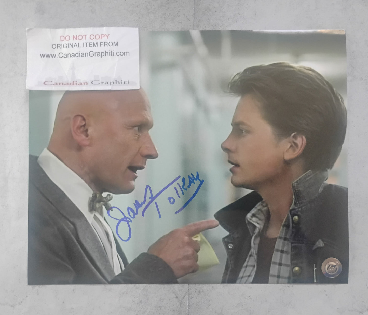 James Tolkan Hand Signed Autograph 8x10 Photo COA Back To The Future
