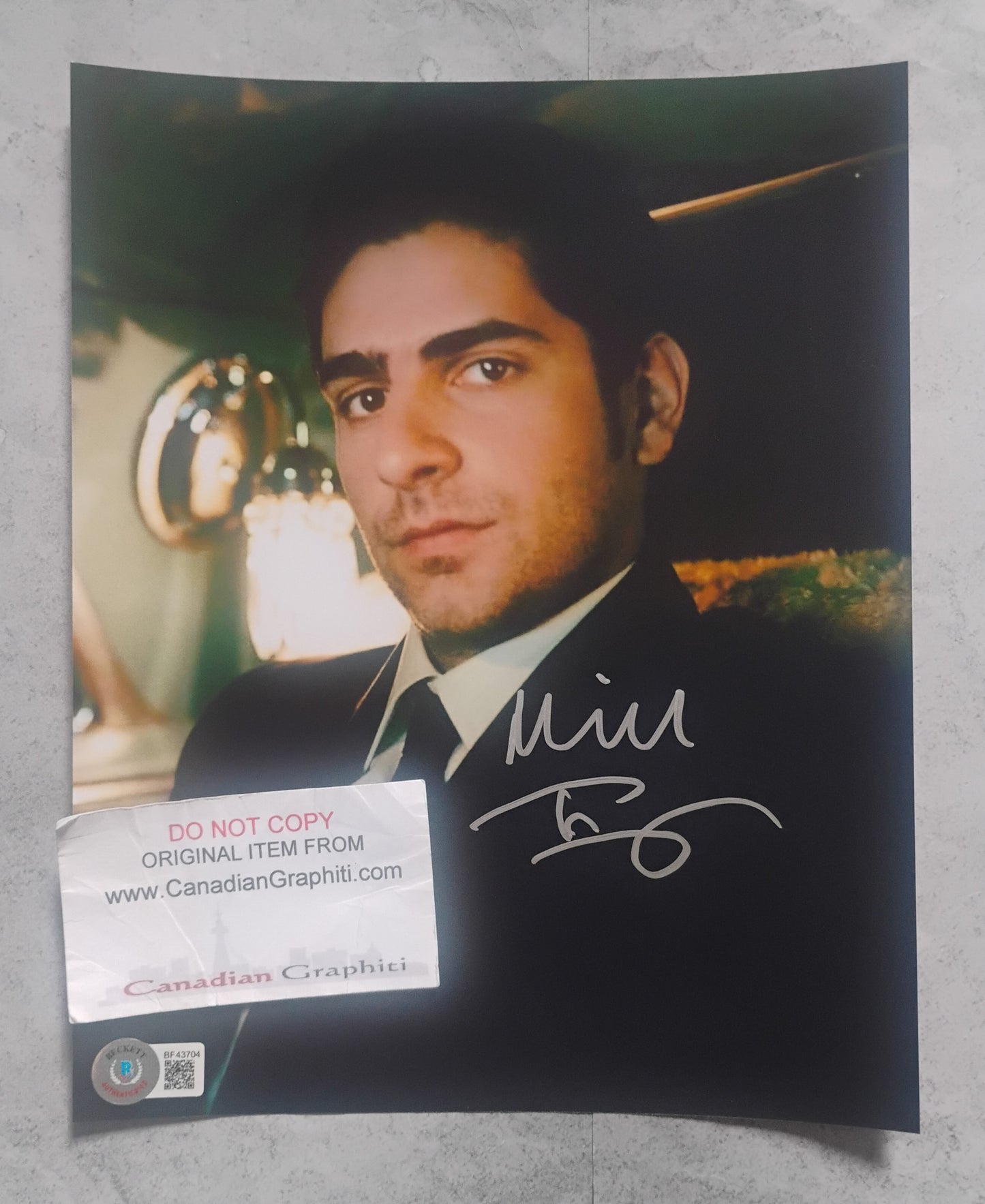 Michael Imperioli Hand Signed Autograph 8x10 Photo BAS COA