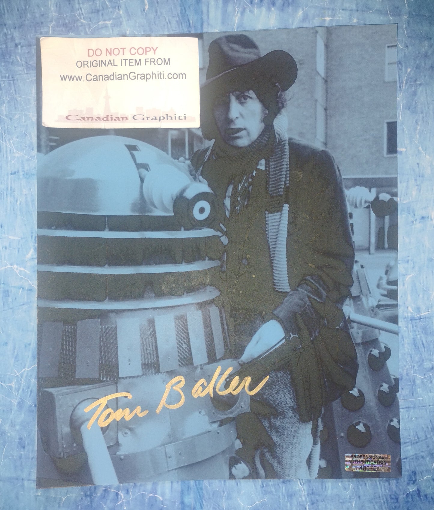 Tom Baker Hand Signed Autograph 8x10 Photo COA Doctor Who