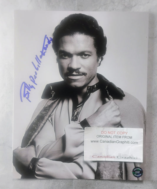Billy Dee Williams Hand Signed Autograph 8x10 Photo COA Star Wars