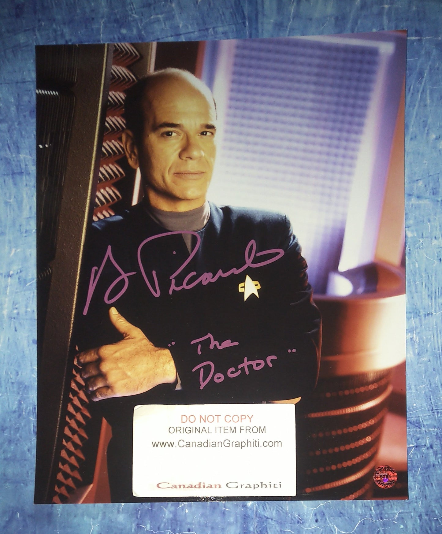 Robert Picardo Hand Signed Autograph 8x10 Photo OPix COA Star Trek Voyager