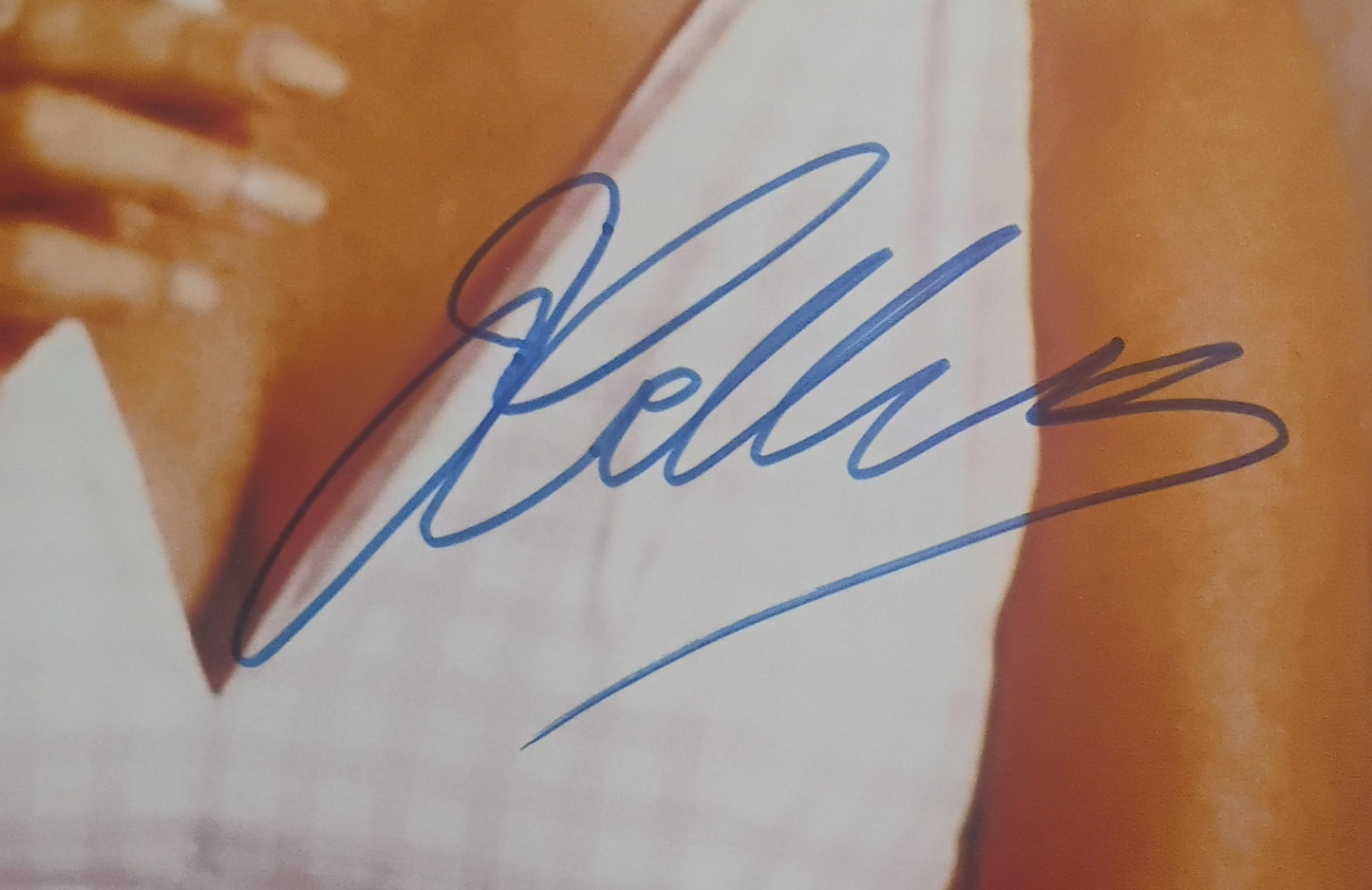 Joan Collins Hand Signed Autograph 8x10 Photo BAS COA