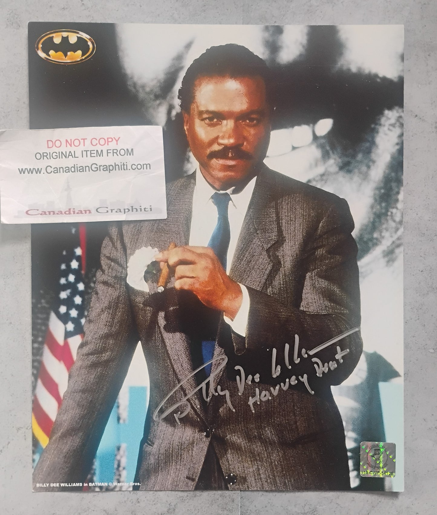 Billy Dee Williams Hand Signed Autograph 8x10 Photo COA Batman