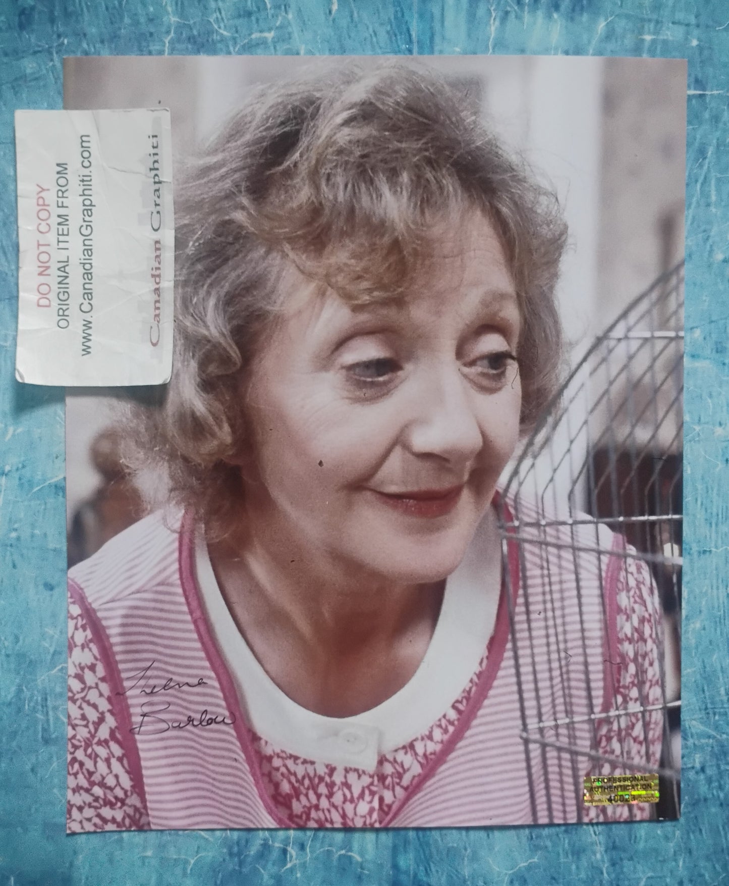 Thelma Barlow Hand Signed Autograph 8x10 Photo COA