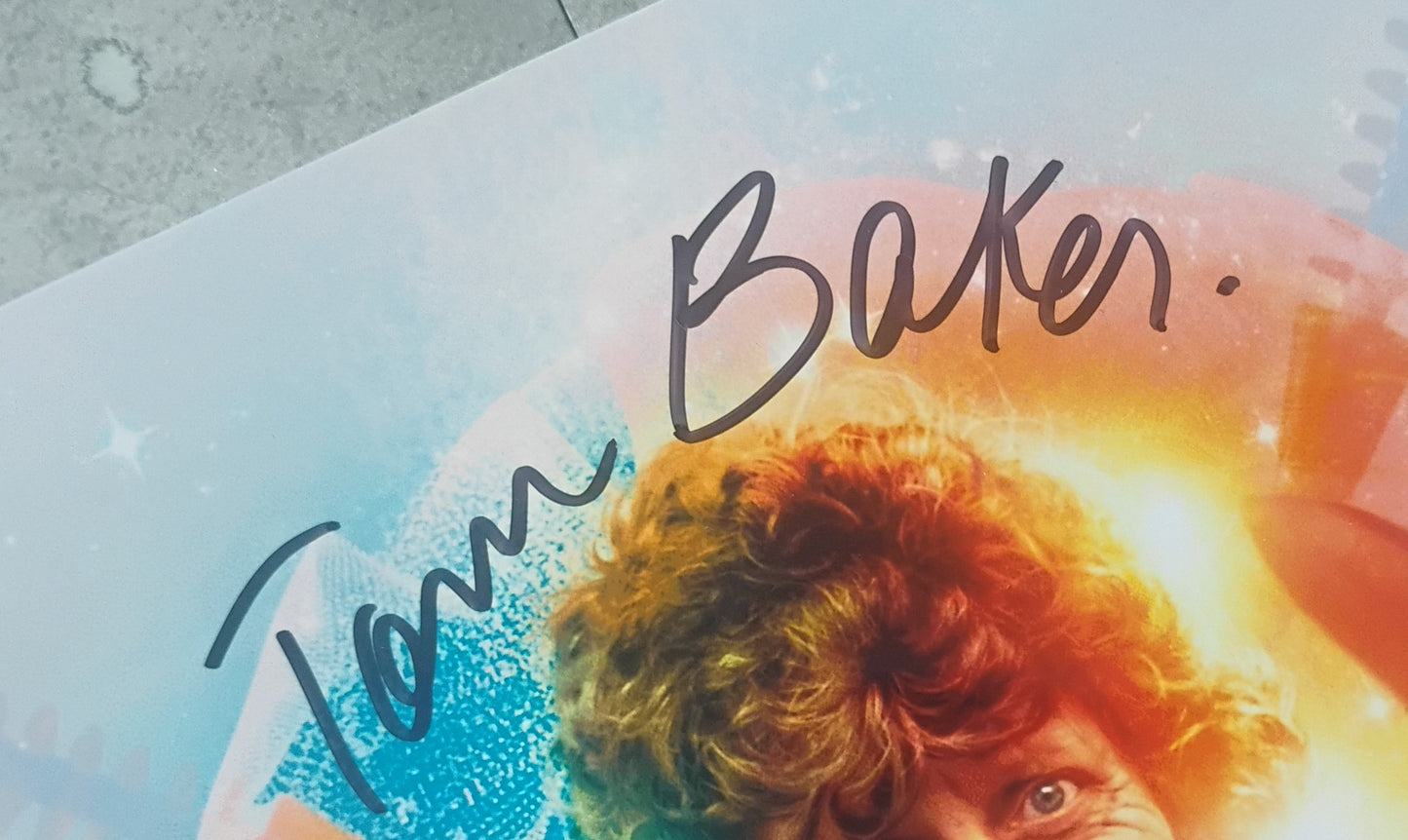 Tom Baker Hand Signed Autograph 8x10 Photo JSA COA Doctor Who