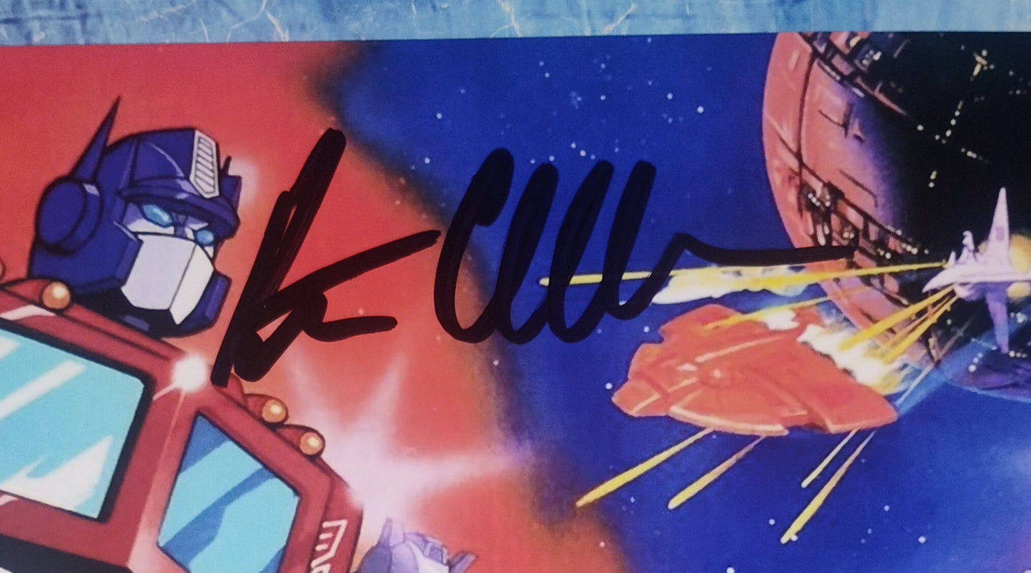 Peter Cullen & Frank Welker Hand Signed Autograph 8x10 Photo COA Transformers