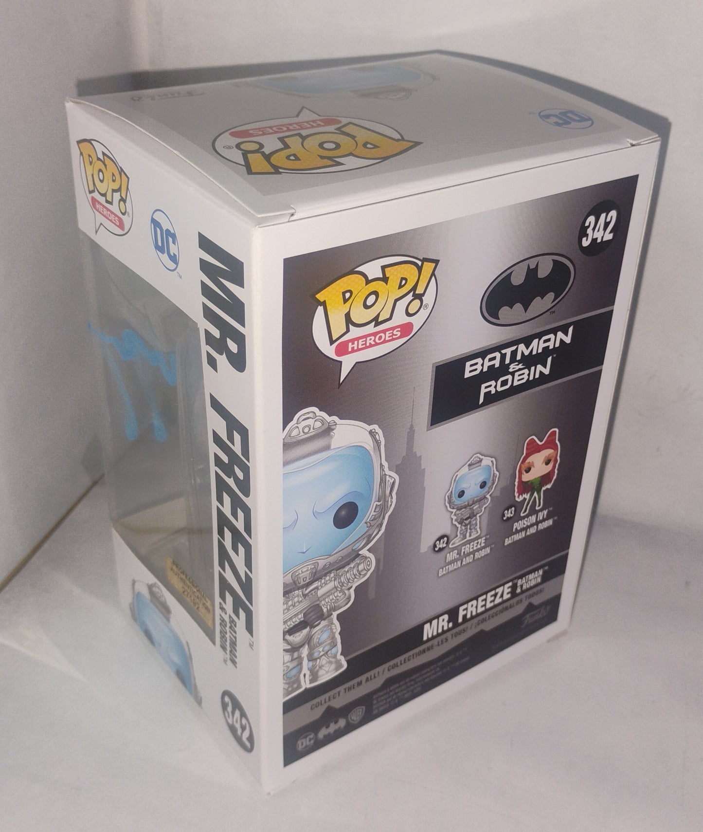 Arnold Schwarzenegger Hand Signed Autograph Mr Freeze Funko Pop COA Batman
