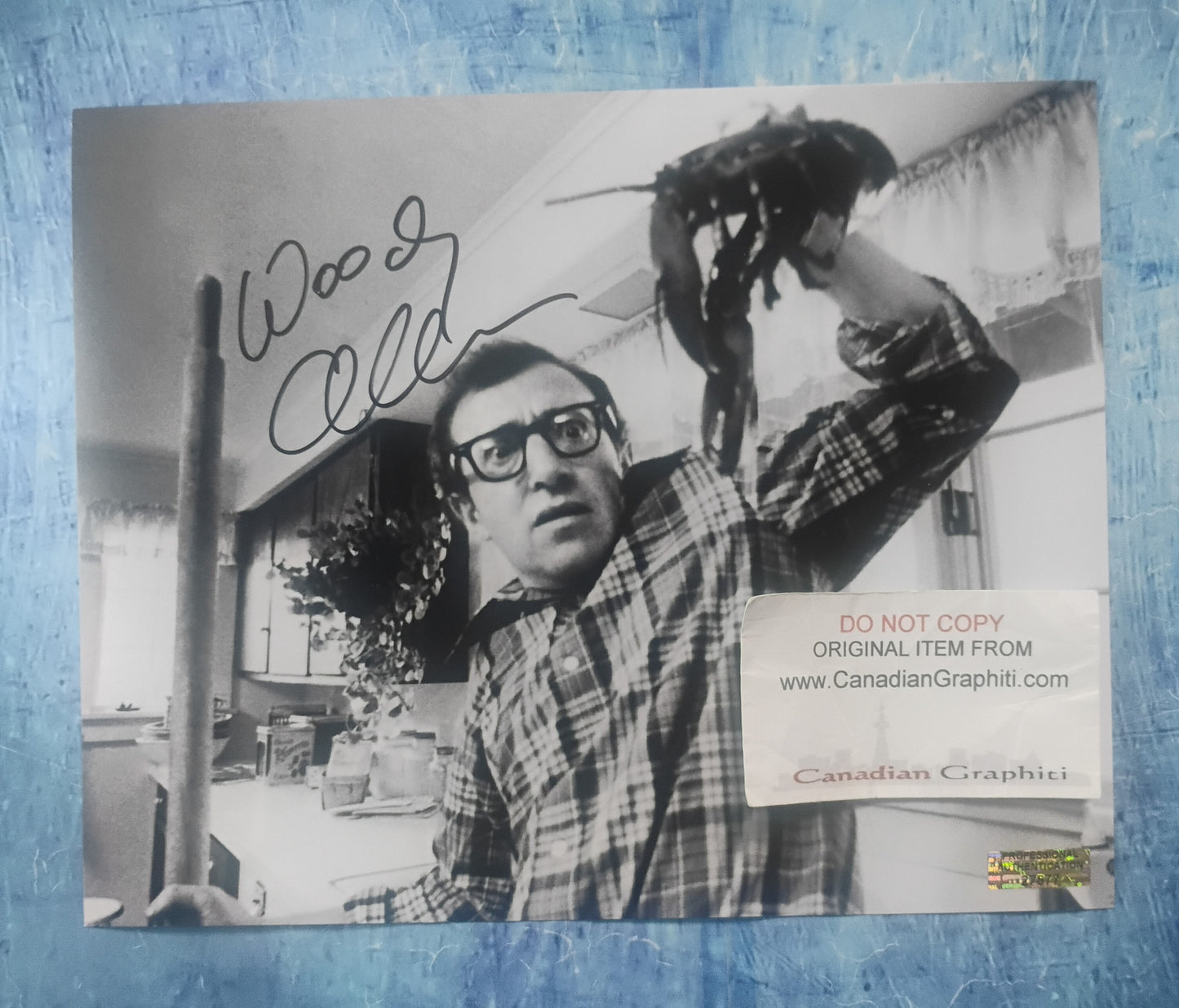 Woody Allen Hand Signed Autograph 8x10 Photo COA