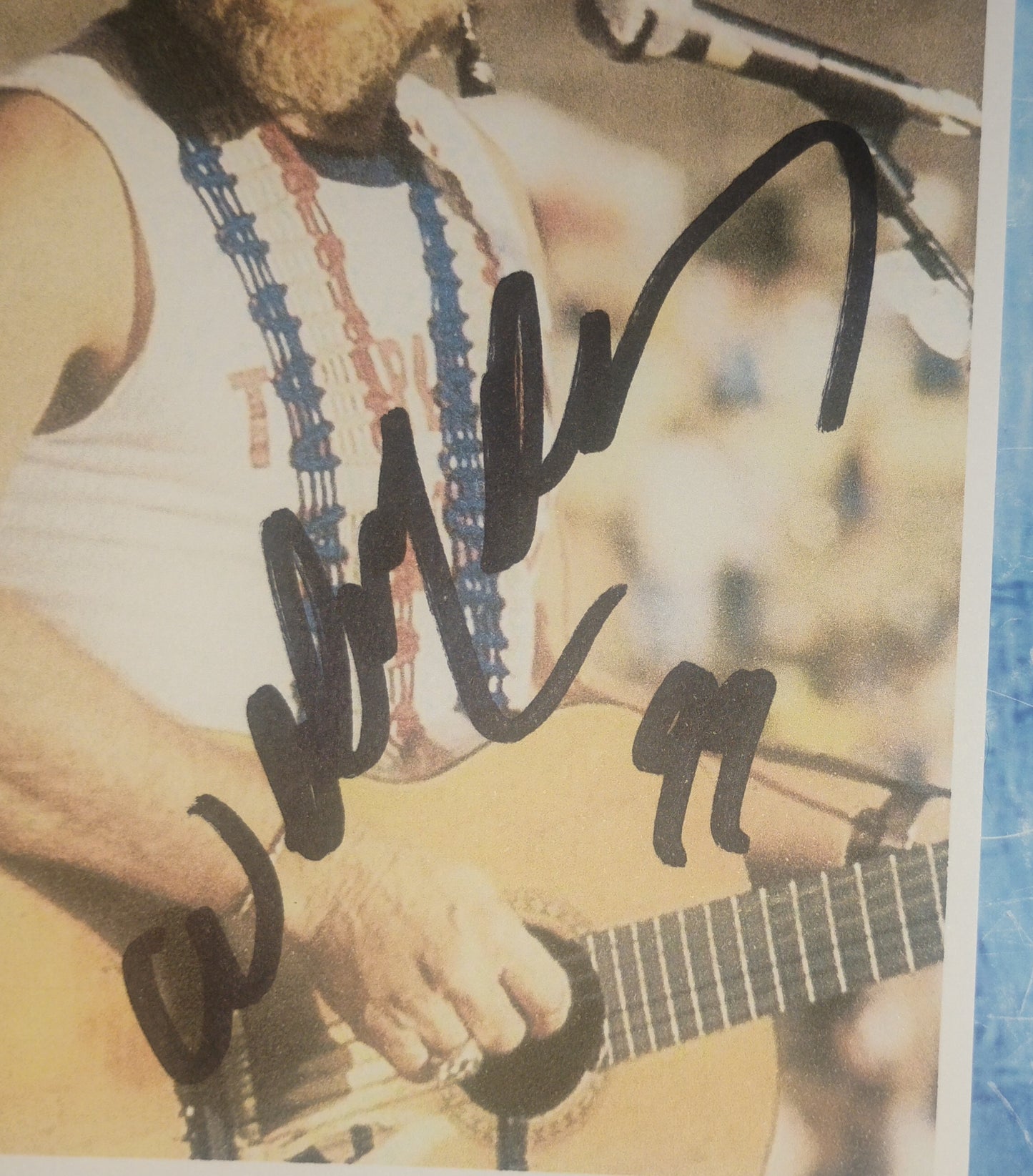 Willie Nelson Hand Signed Autograph Index Card Photo COA