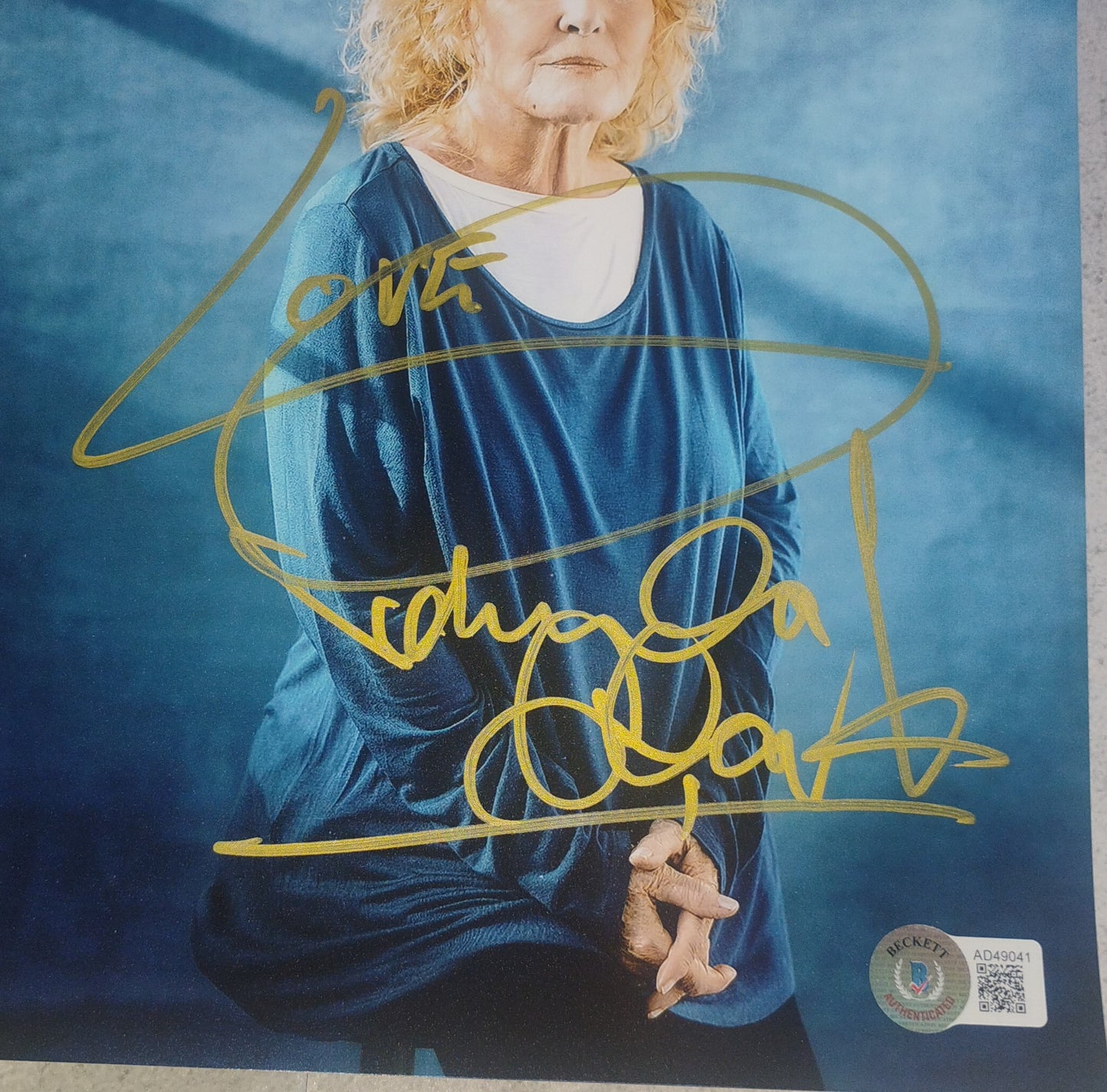 Petula Clark Hand Signed Autograph 8x10 Photo BAS COA