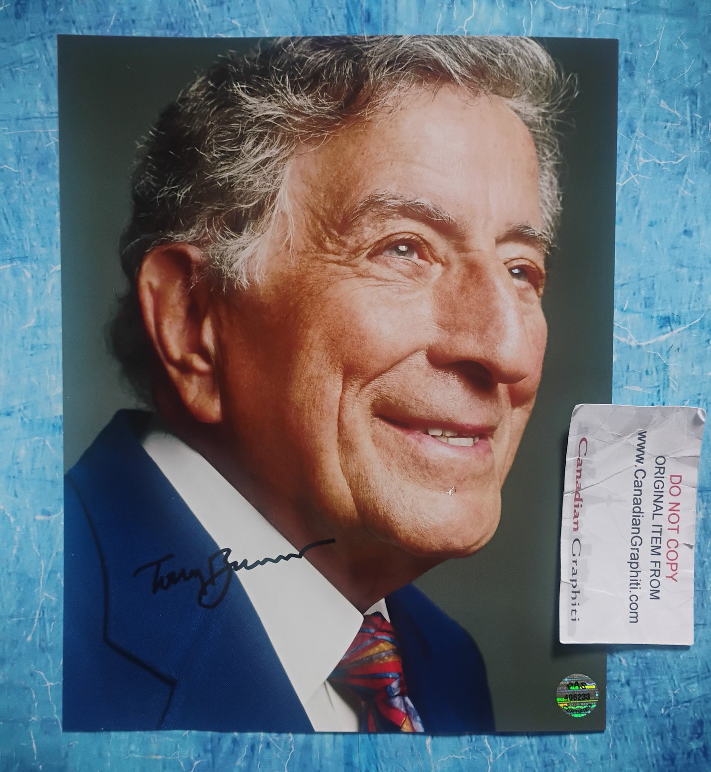 Tony Bennett Hand Signed Autograph 8x10 Photo COA