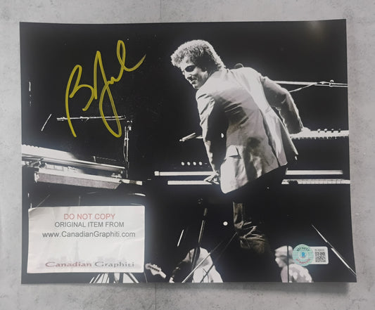 Billy Joel Hand Signed Autograph 8x10 Photo BAS COA