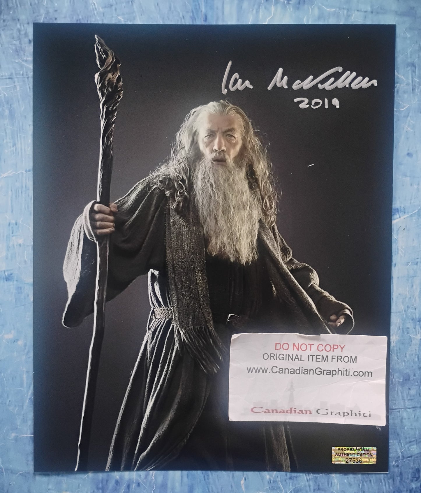 Ian McKellen Hand Signed Autograph 8x10 Photo COA Lord Of The Rings