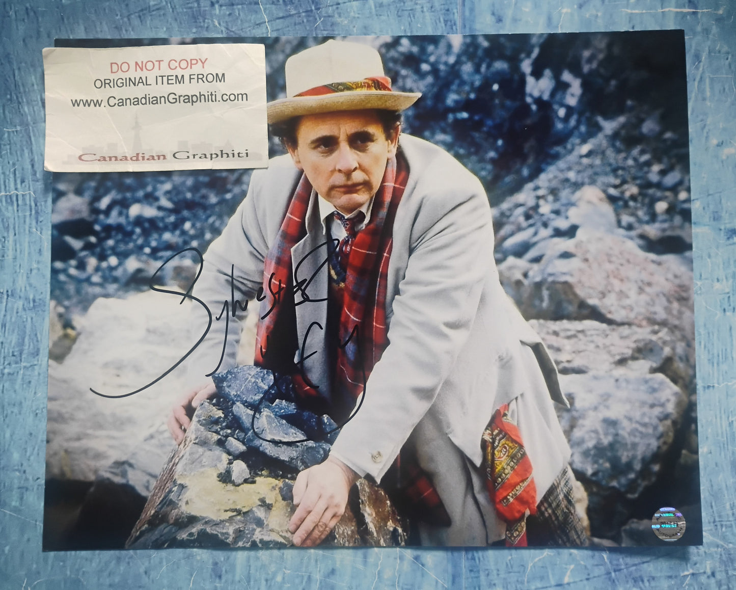 Sylvester McCoy Hand Signed Autograph 8x10 Photo COA Doctor Who