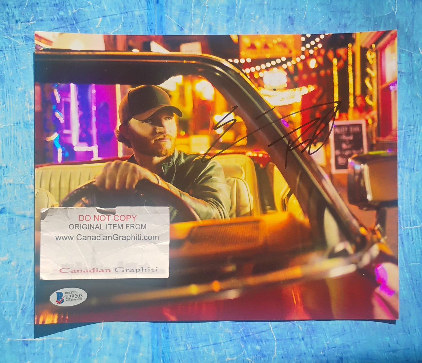 Eric Paslay Hand Signed Autograph 8x10 Photo BAS COA