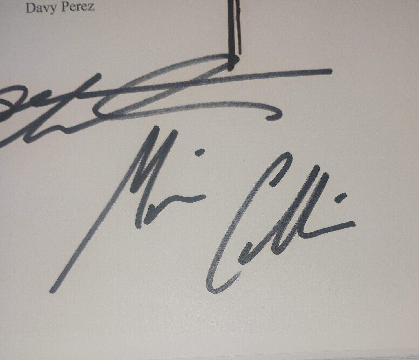 Jensen Ackles, Jared Padalecki & Misha Collins Hand Signed Autograph Supernatural Script COA