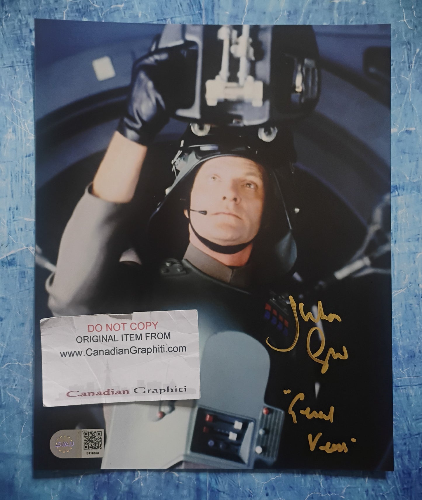 Julian Glover Hand Signed Autograph 8x10 Photo SWAU COA Star Wars
