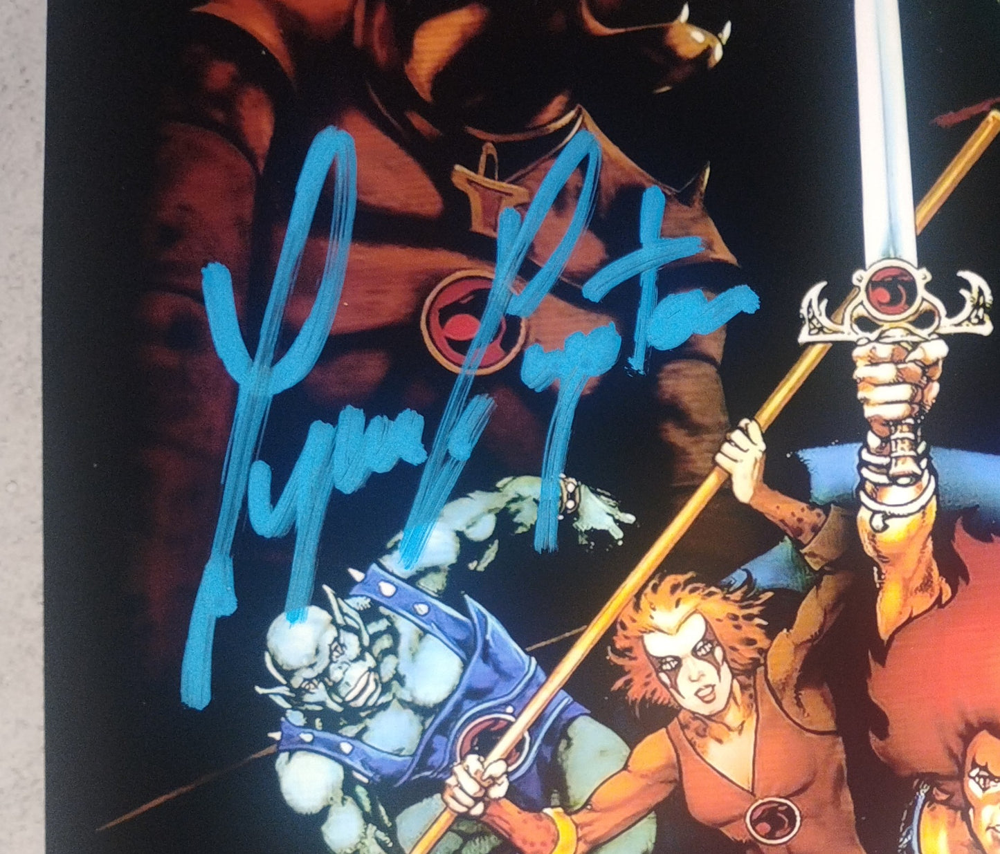Lynne Lipton & Larry Kenney Hand Signed Autograph 8x10 Photo COA Thundercats