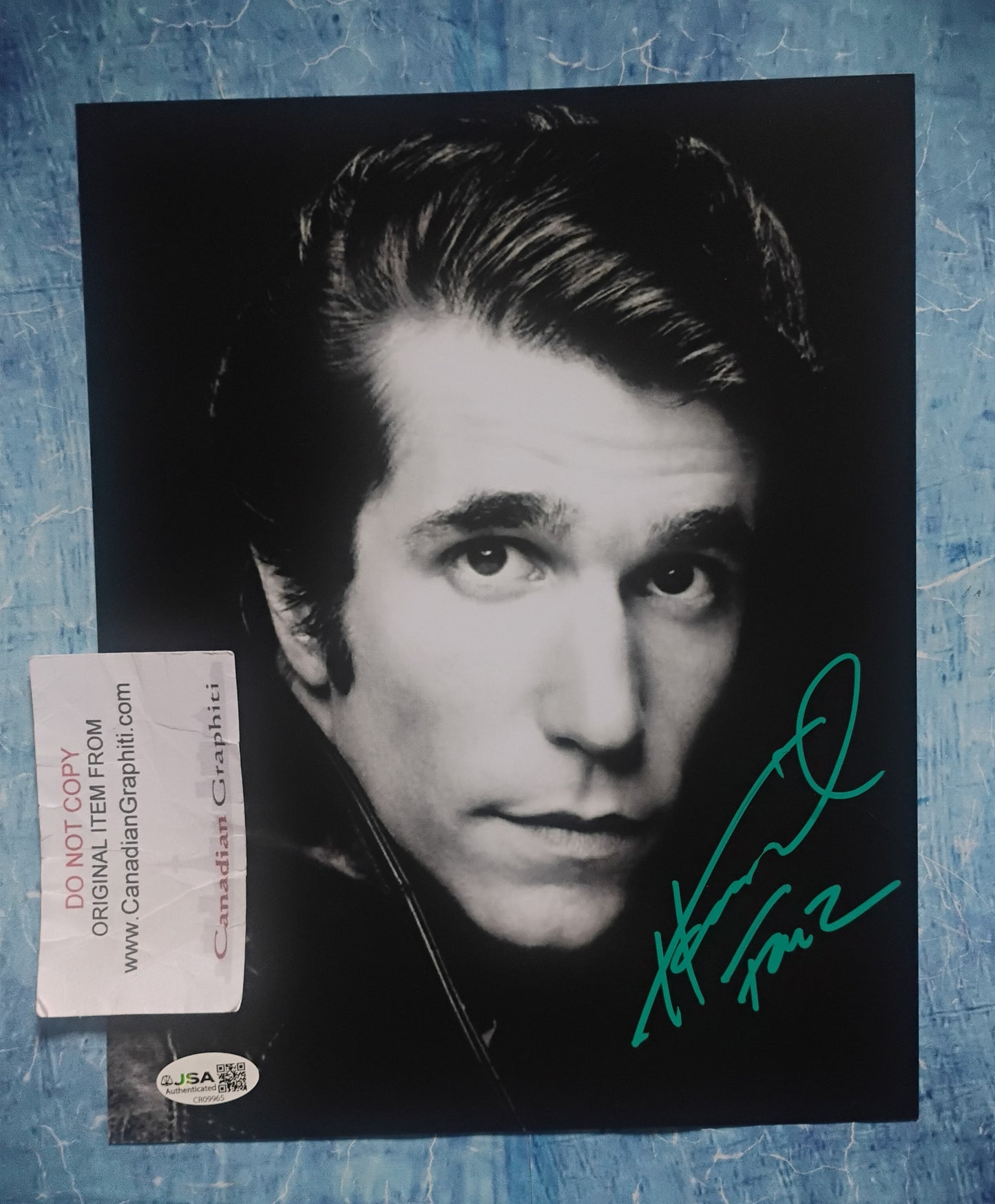 Henry Winkler Hand Signed Autograph 8x10 Photo JSA COA Happy Days