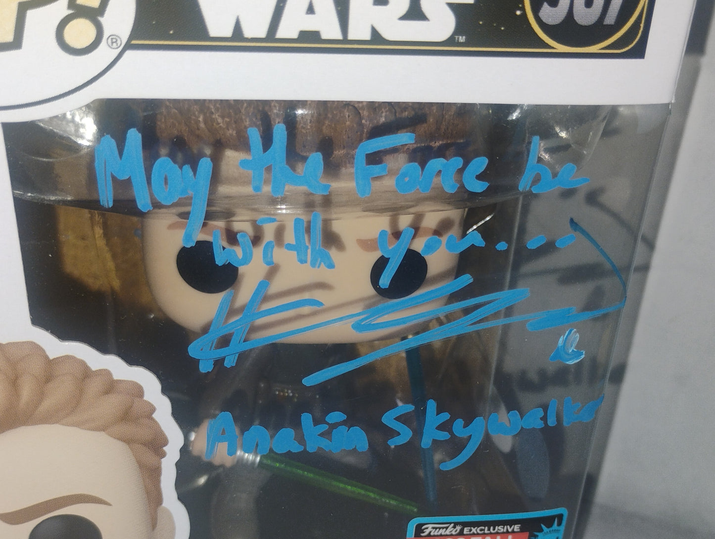 Hayden Christensen Hand Signed Autograph Funko Pop JSA COA Star Wars Anakin Skywalker