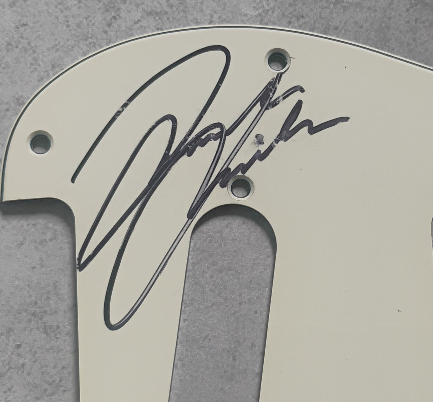 Greta Van Fleet Hand Signed Autograph Guitar Pick Guard JSA COA