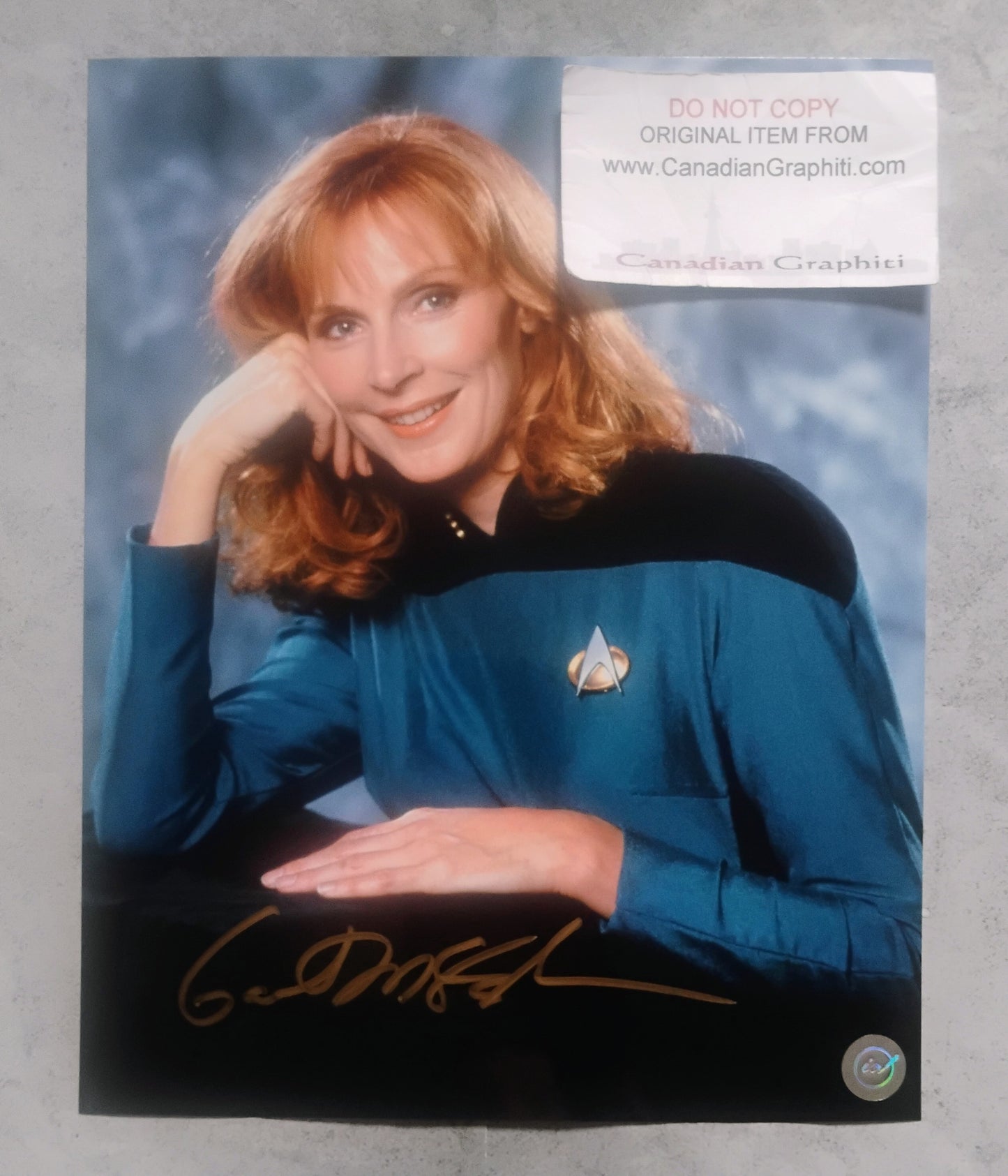 Gates McFadden Hand Signed Autograph 8x10 Photo COA Star Trek
