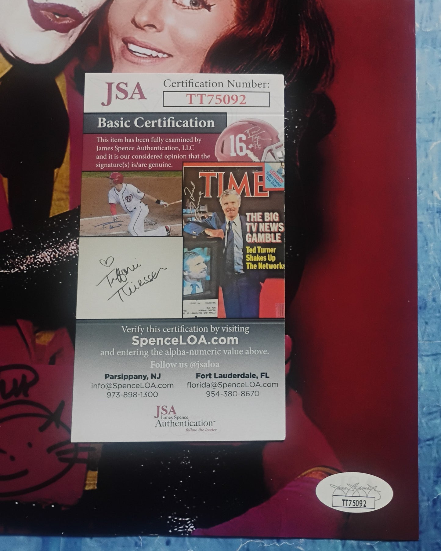 Lee Meriwether Hand Signed Autograph Photo JSA COA Catwoman