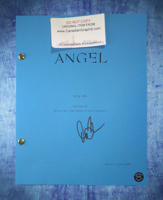 David Boreanaz Hand Signed Autograph Angel Script COA + OPix