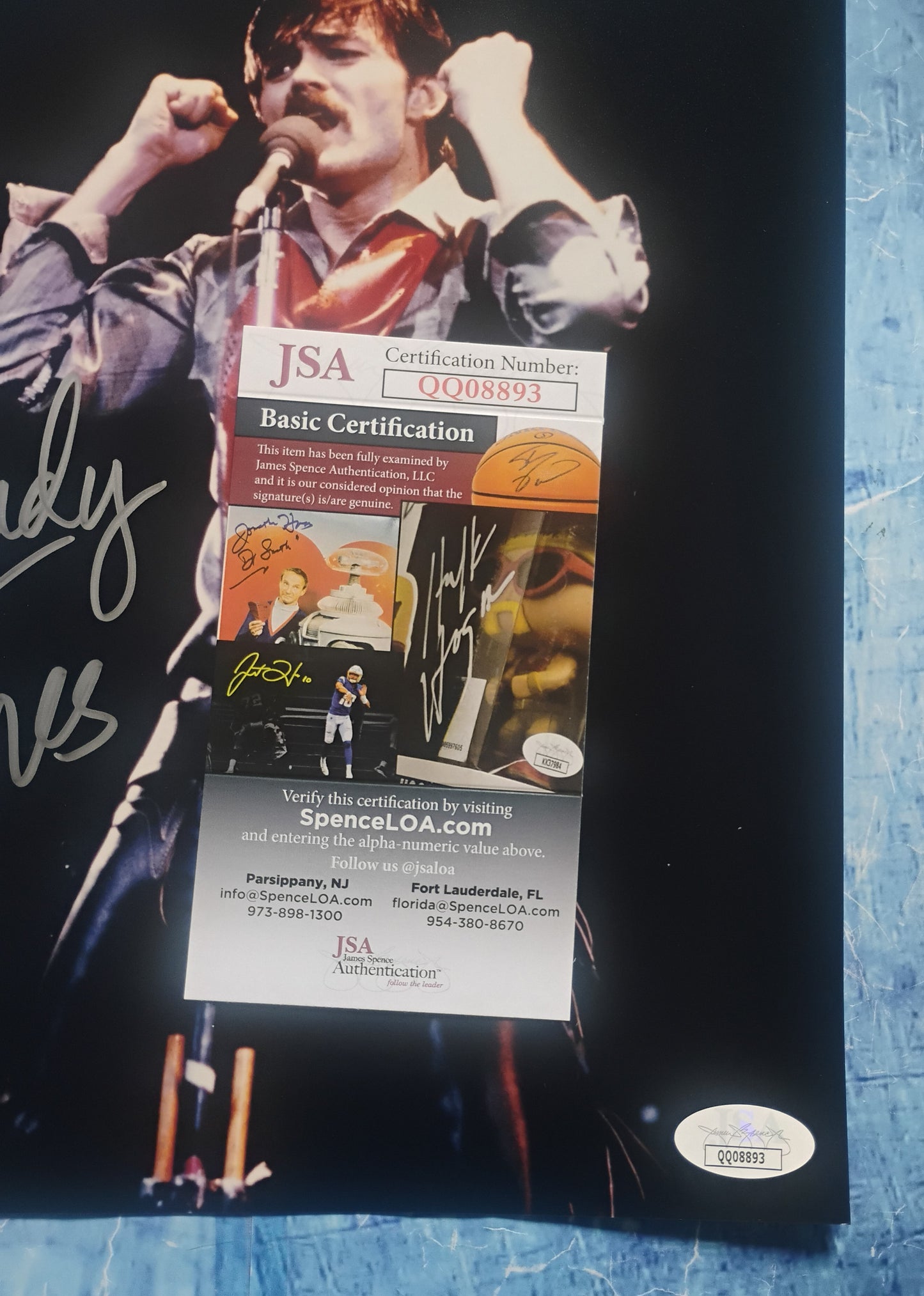 Randy Jones Hand Signed Autograph 8x10 Photo JSA COA Village People