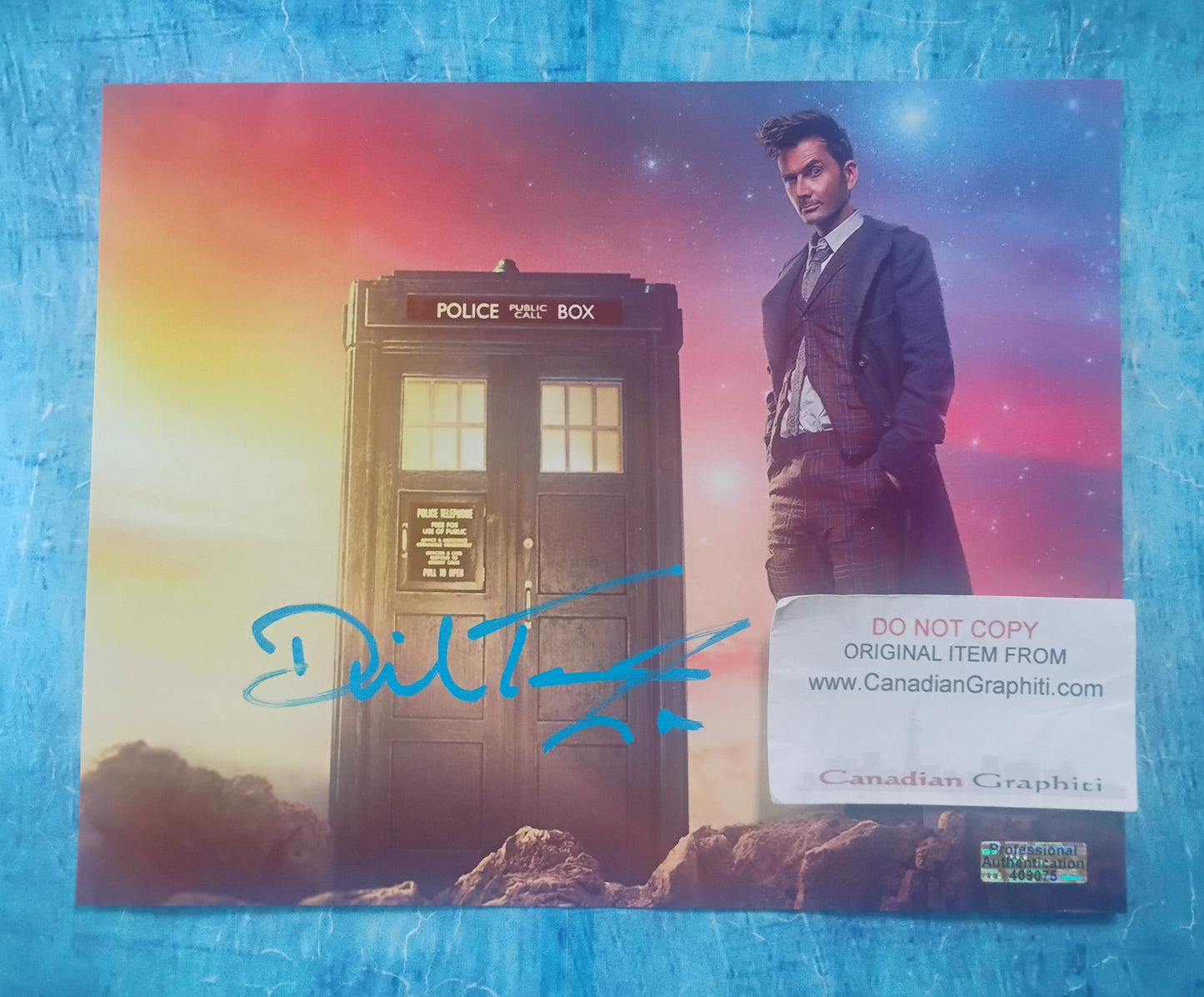 David Tennant Hand Signed Autograph 8x10 Photo COA Doctor Who