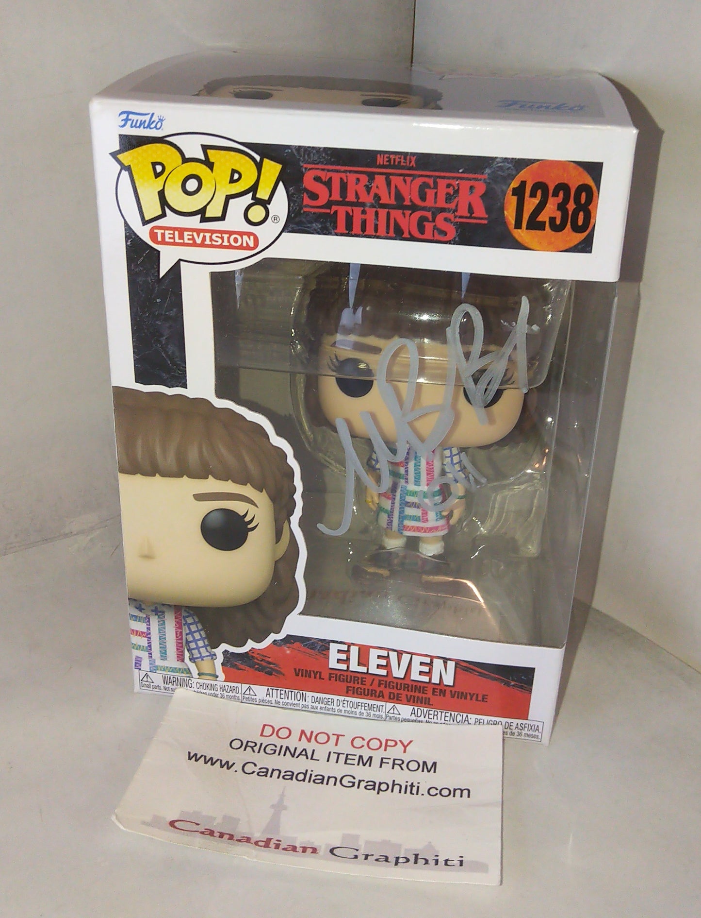 Millie Bobby Brown Hand Signed Autograph Stranger Things Funko Pop COA