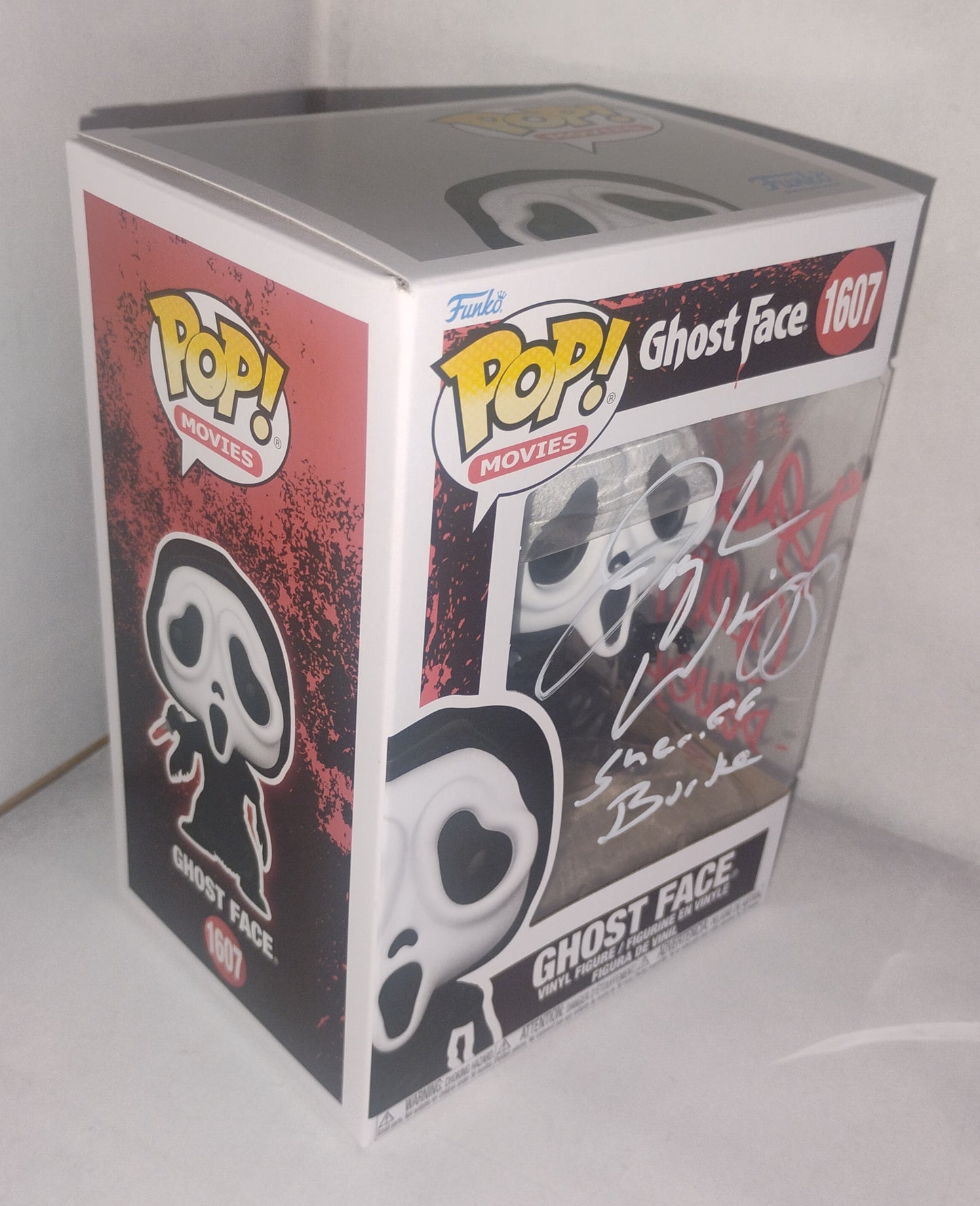 David Arquette & Joseph Whipp Hand Signed Autograp Ghostface Funko Pop COA Scream