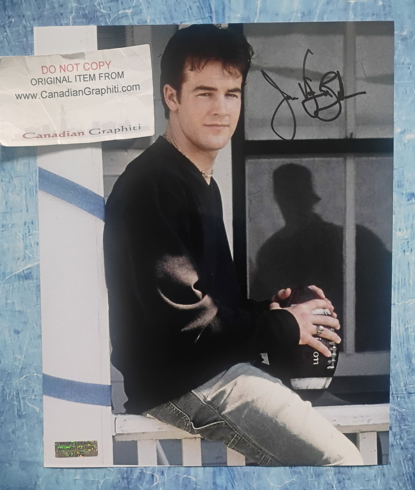 James Van Der Beek Hand Signed Autograph 8x10 Photo COA Varsity Blues