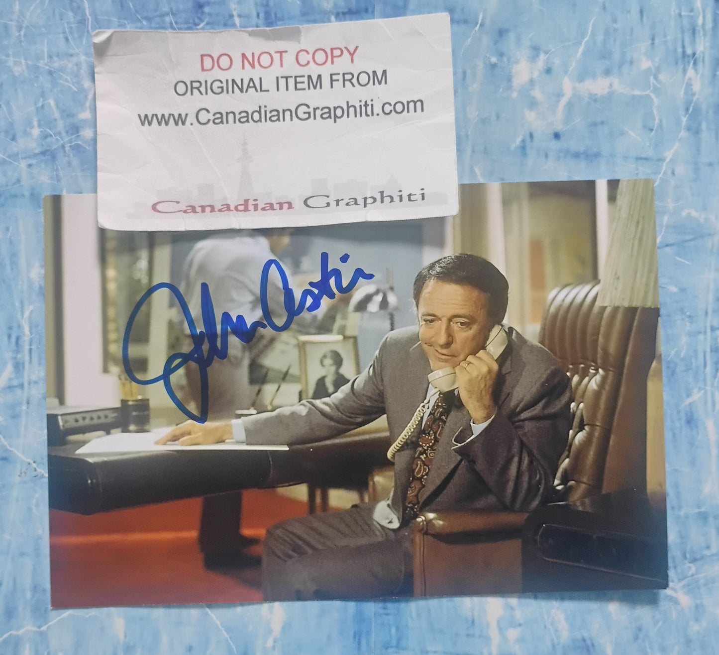 John Astin Hand Signed Autograph Photo COA Freaky Friday