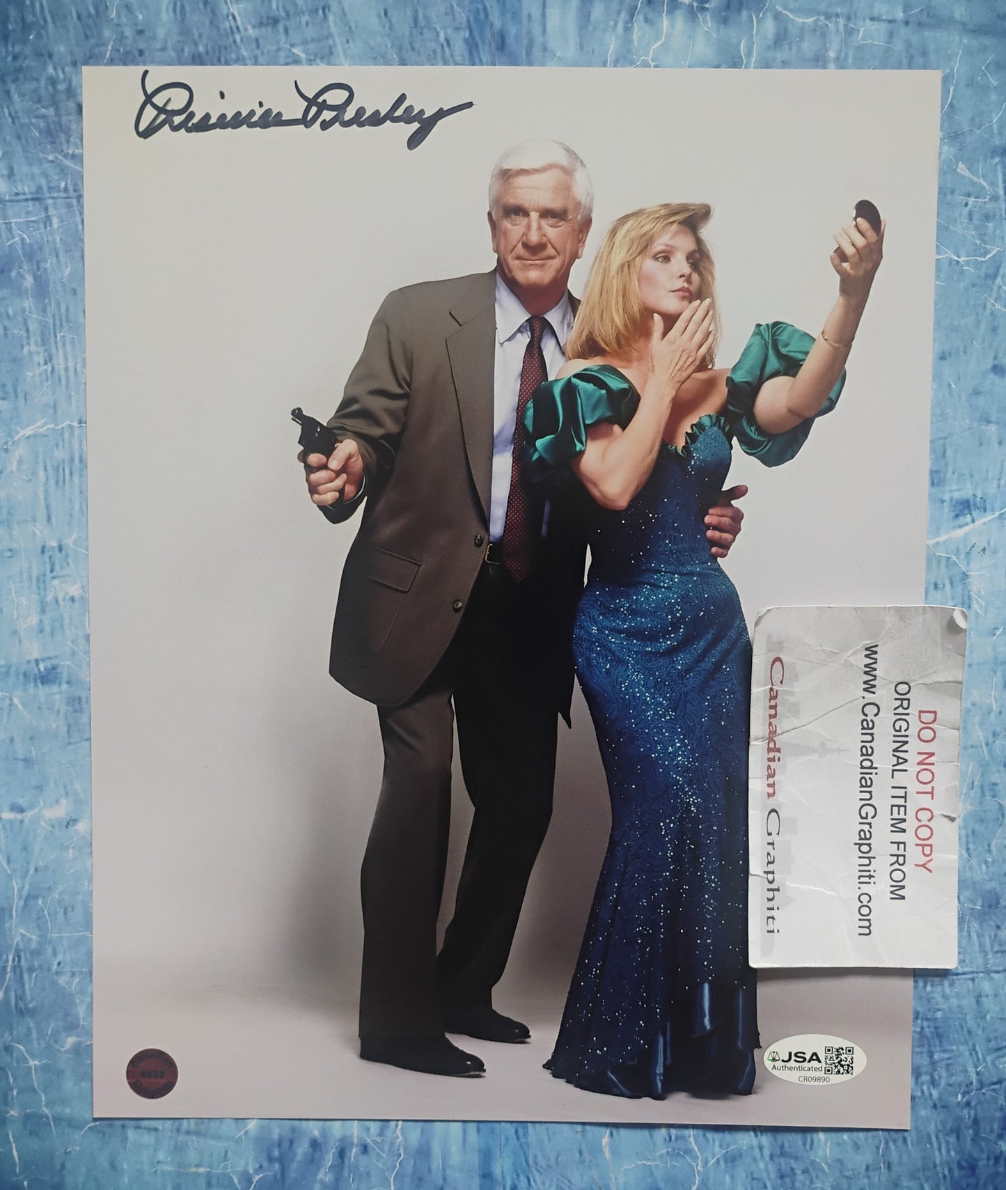 Priscilla Presley Hand Signed Autograph 8x10 Photo JSA COA Naked Gun