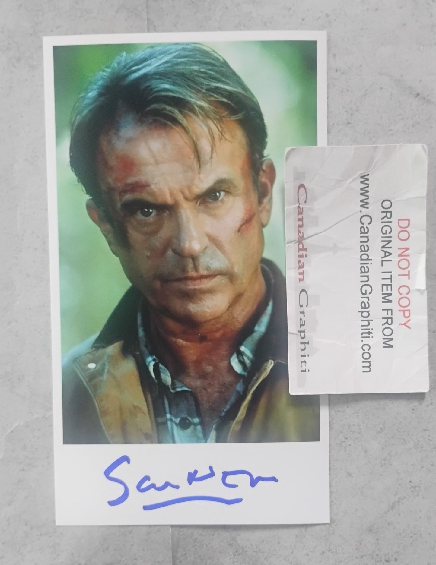 Sam Neill Hand Signed Autograph Photo COA Jurassic Park