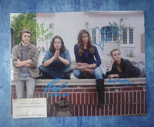 Rory Culkin, Erik Knudsen, Hayden Panettiere & Marielle Jaffe Hand Signed Autograph 11x14 Photo COA Scream