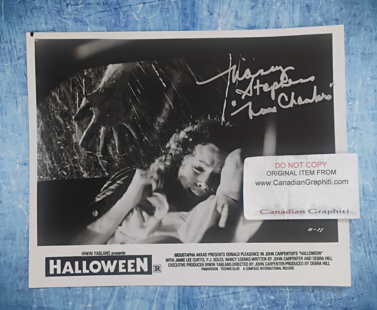 Nancy Stephens Hand Signed Autograph 8x10 Photo JSA COA Halloween
