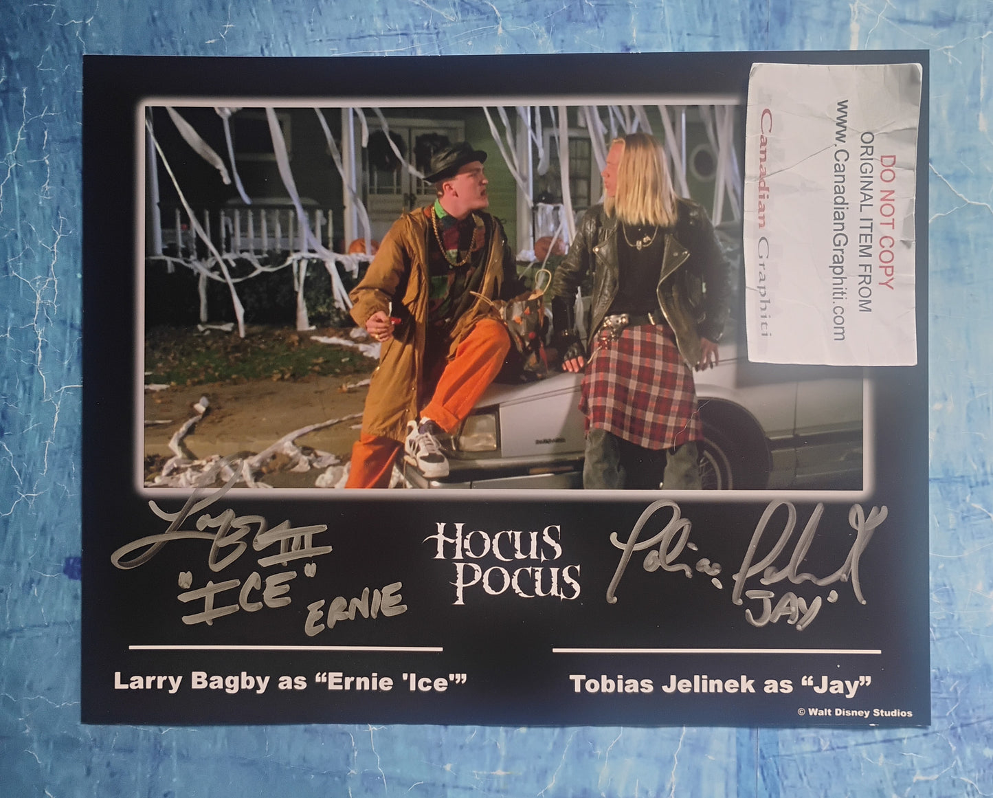 Tobias Jelinek & Larry Bagby Hand Signed Autograph 8x10 Photo COA Hocus Pocus