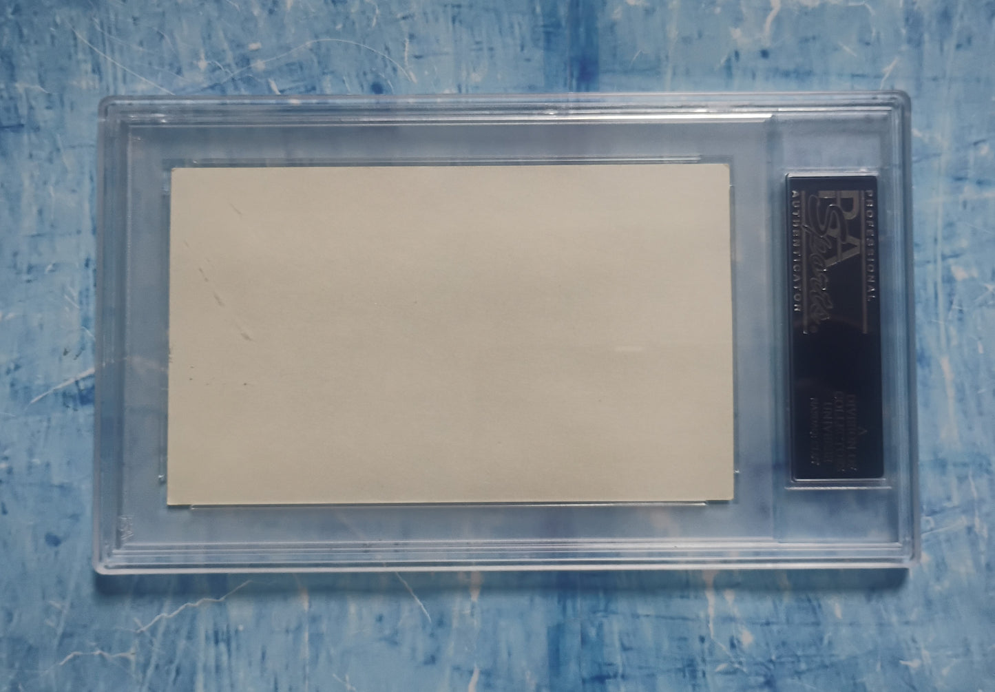 Woody Allen Hand Signed Autograph Index Card PSA COA