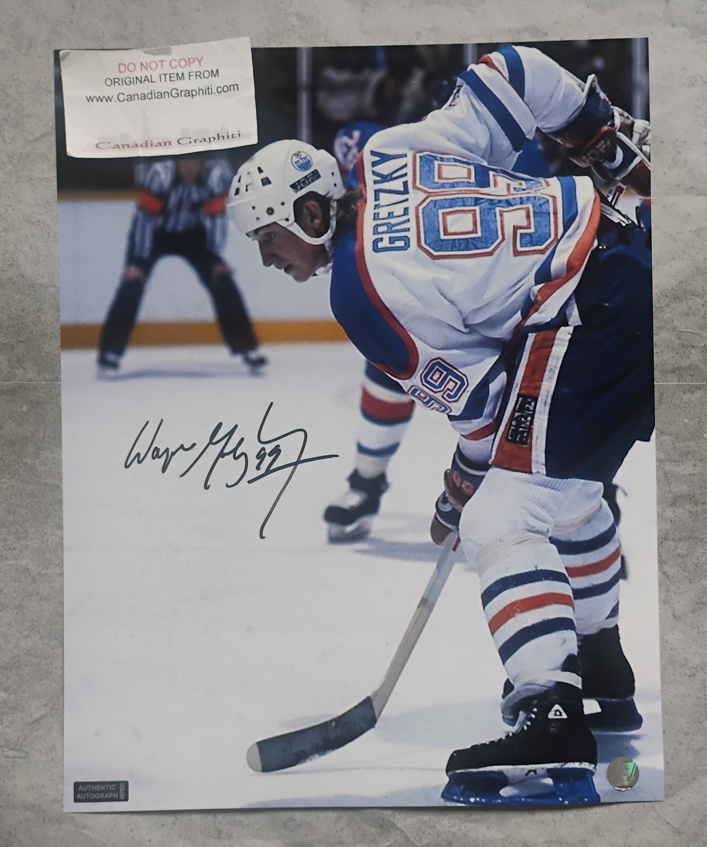 Wayne Gretzky Hand Signed Autograph 11x14 Photo COA Edmonton Oilers