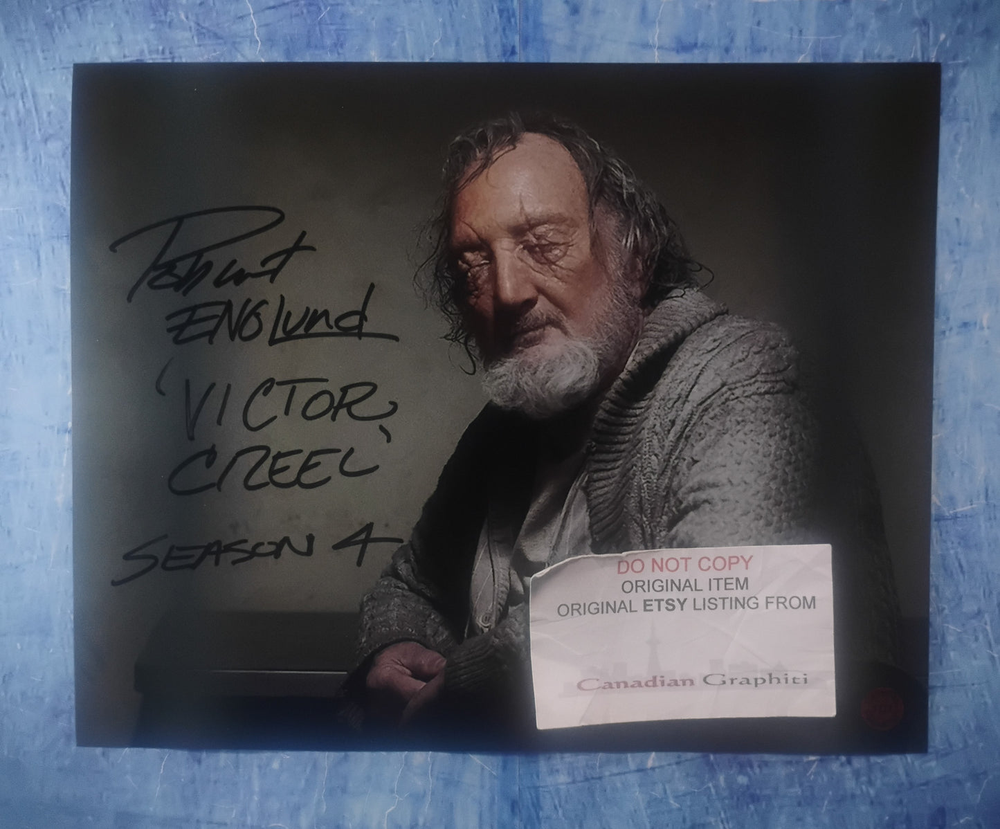 Robert Englund Hand Signed Autograph 8x10 Photo COA Stranger Things