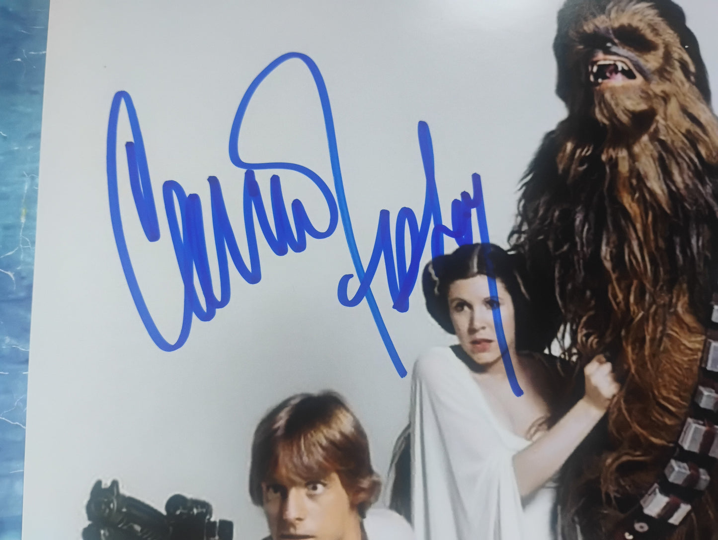 Star Wars Hand Signed Autograph 11x14 Photo COA Mark Hamill, Carrie Fisher, Harrison Ford & Peter Mayhew