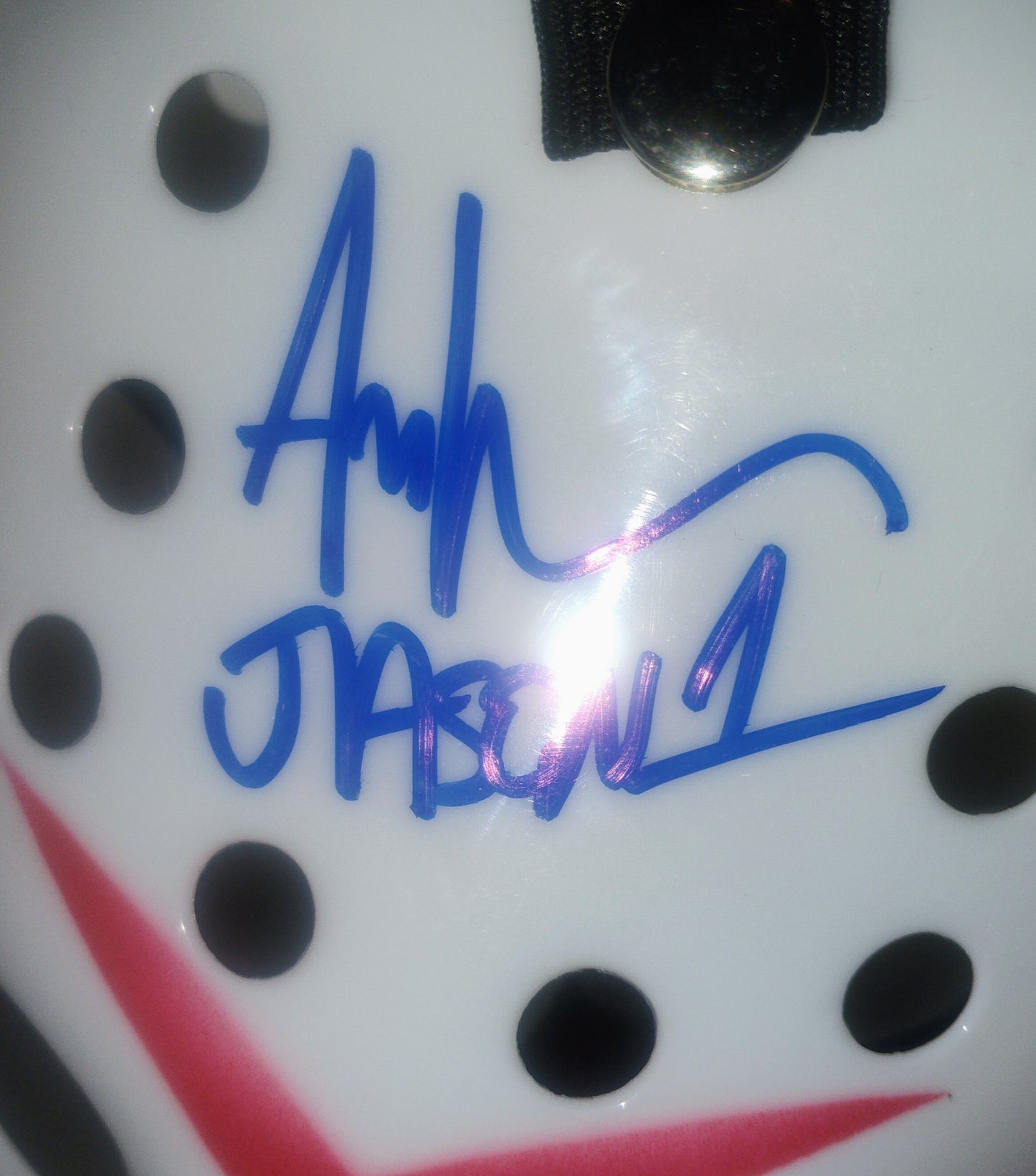 Sean Cunningham & Ari Lehman Hand Signed Autograph Jason Mask COA